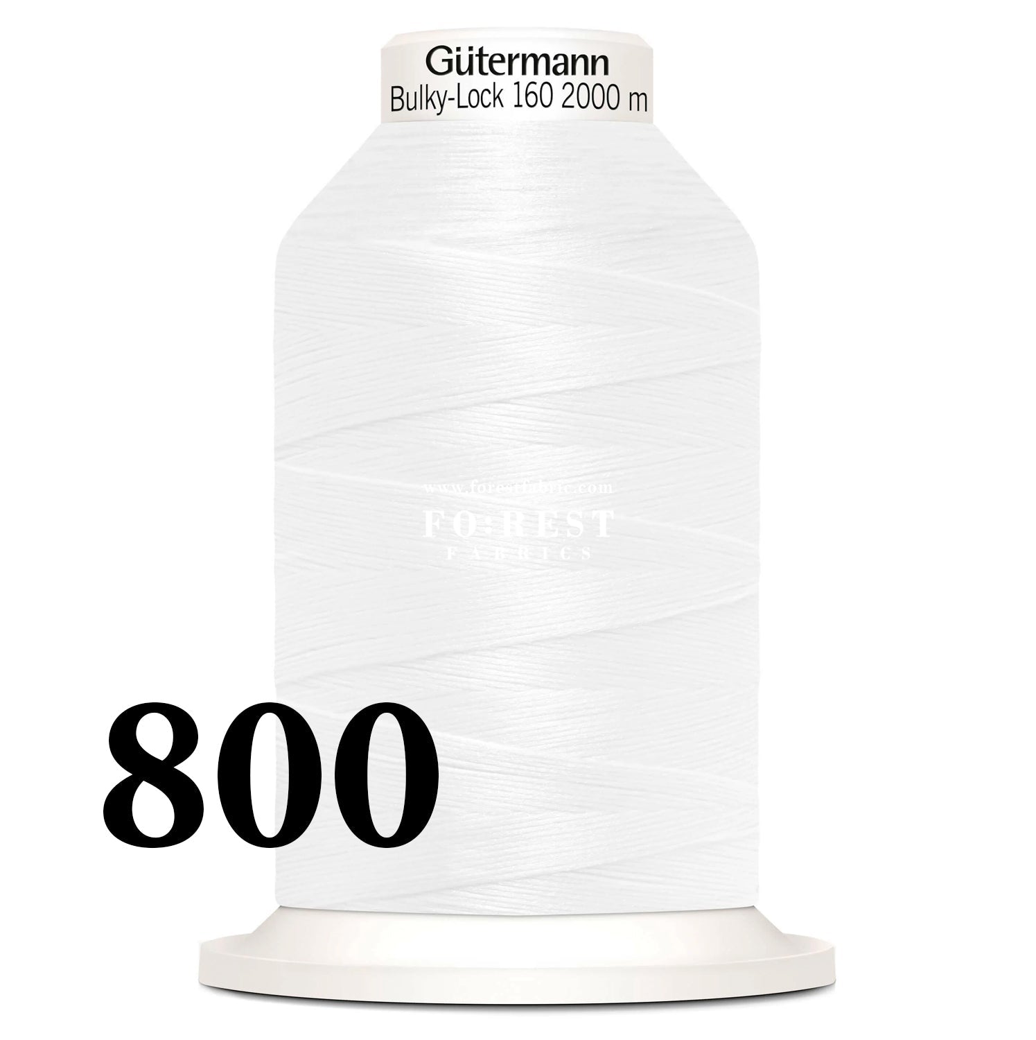Gutermann Bulky - Lock 80 Thread 1000m彈性車縫線 - FO:REST Fabric 布恩堂Liberty fabrictana lawnjapanese fabricykk zipper