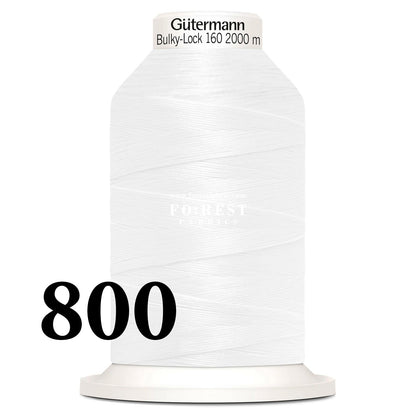 Gutermann Bulky - Lock 80 Thread 1000m彈性車縫線 - FO:REST Fabric 布恩堂Liberty fabrictana lawnjapanese fabricykk zipper