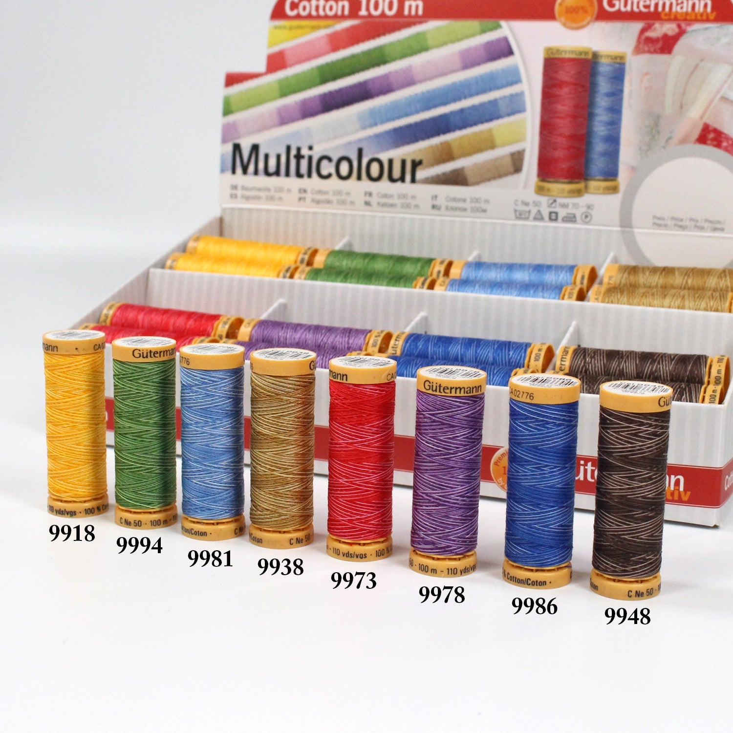 Gutermann cotton 100m Thread 緞染車縫線 - FO:REST Fabric 布恩堂Liberty fabrictana lawnjapanese fabricykk zipper