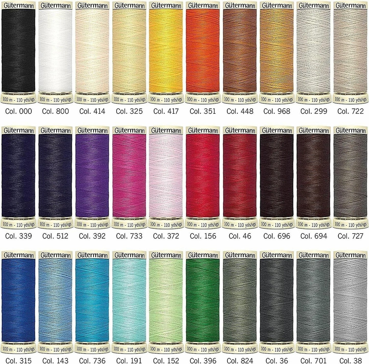 Gutermann Sew - all Thread set - FO:REST Fabric 布恩堂Liberty fabrictana lawnjapanese fabricykk zipper