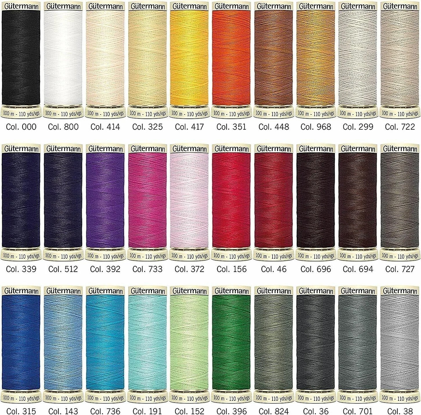 Gutermann Sew - all Thread set - FO:REST Fabric 布恩堂Liberty fabrictana lawnjapanese fabricykk zipper