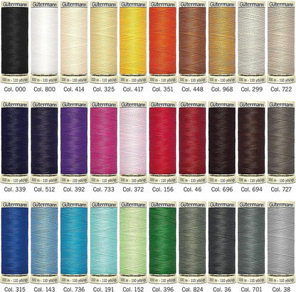 Gutermann Sew - all Thread set - FO:REST Fabric 布恩堂Liberty fabrictana lawnjapanese fabricykk zipper