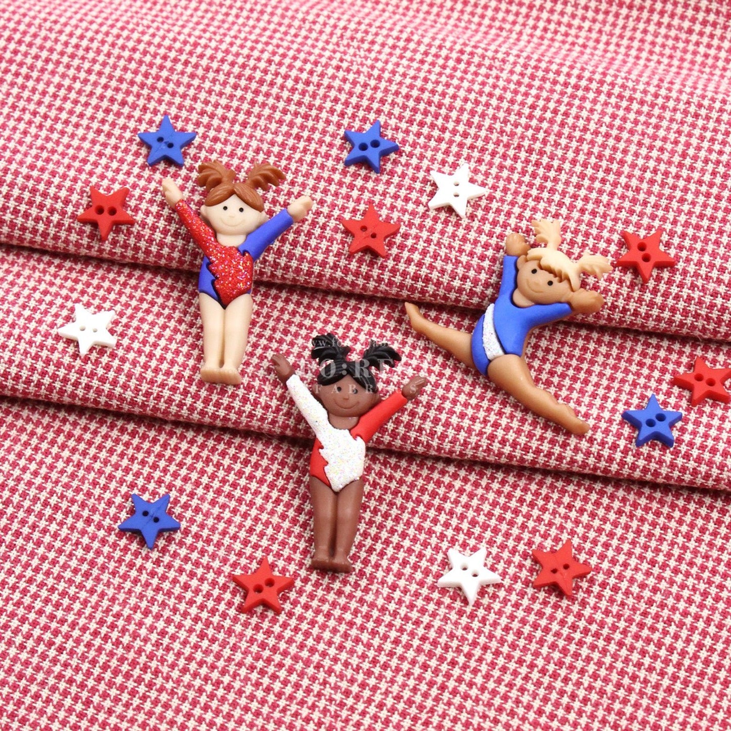 Gymnastics Button - FO:REST Fabric 布恩堂Liberty fabrictana lawnjapanese fabricykk zipper