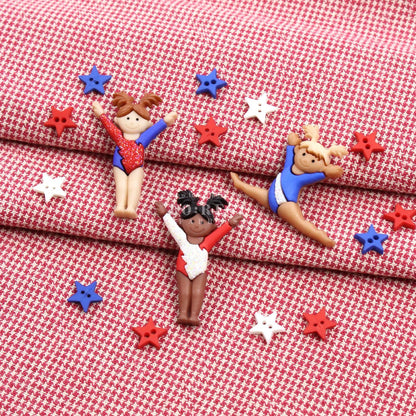 Gymnastics Button - FO:REST Fabric 布恩堂Liberty fabrictana lawnjapanese fabricykk zipper