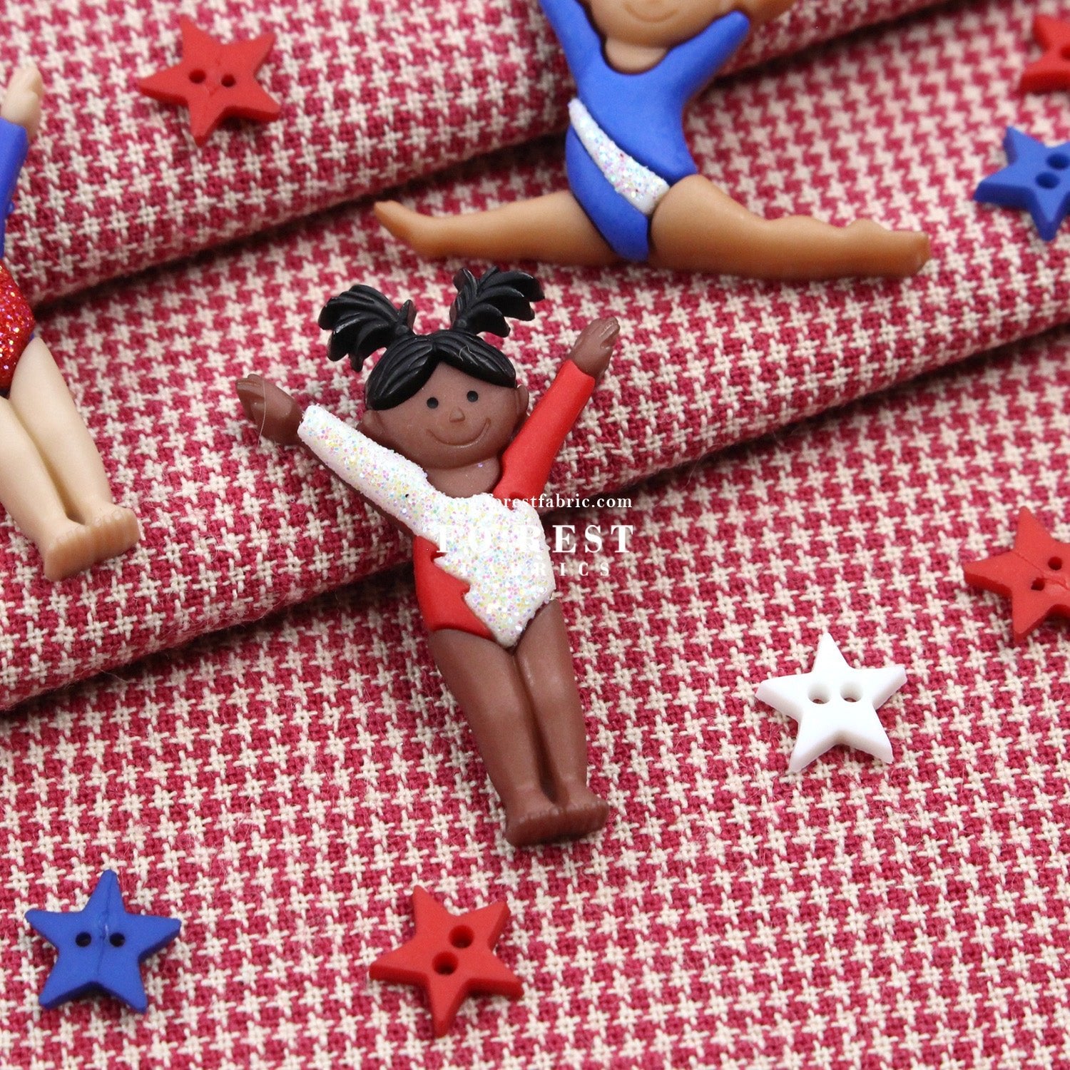 Gymnastics Button - FO:REST Fabric 布恩堂Liberty fabrictana lawnjapanese fabricykk zipper
