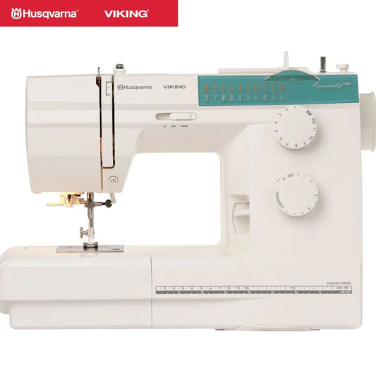 HUSQVARNA® VIKING® - EMERALD™ 118 - FO:REST Fabric 布恩堂Liberty fabrictana lawnjapanese fabricykk zipper