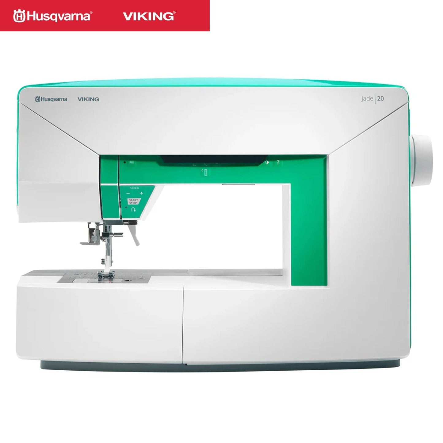 HUSQVARNA® VIKING® - JADE™ 20 - FO:REST Fabric 布恩堂Liberty fabrictana lawnjapanese fabricykk zipper