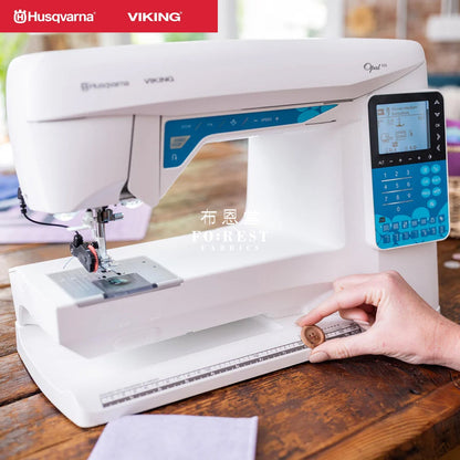 HUSQVARNA® VIKING® - OPAL™ 650 - FO:REST Fabric 布恩堂Liberty fabrictana lawnjapanese fabricykk zipper