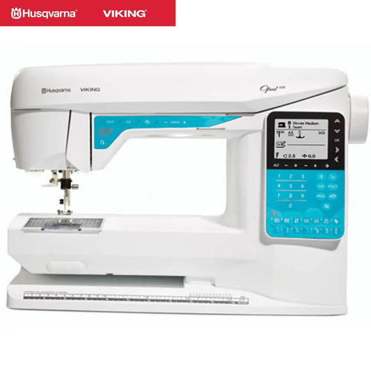 HUSQVARNA® VIKING® - OPAL™ 650 - FO:REST Fabric 布恩堂Liberty fabrictana lawnjapanese fabricykk zipper