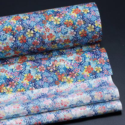 Ichikoshi crepe - Sakura fabric 1 - FO:REST Fabric 布恩堂Liberty fabrictana lawnjapanese fabricykk zipper