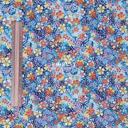 Ichikoshi crepe - Sakura fabric 1 - FO:REST Fabric 布恩堂Liberty fabrictana lawnjapanese fabricykk zipper