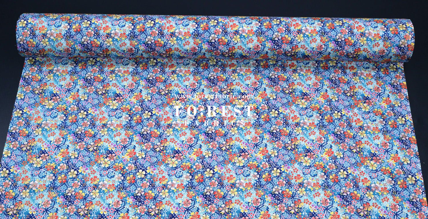 Ichikoshi crepe - Sakura fabric 1 - FO:REST Fabric 布恩堂Liberty fabrictana lawnjapanese fabricykk zipper
