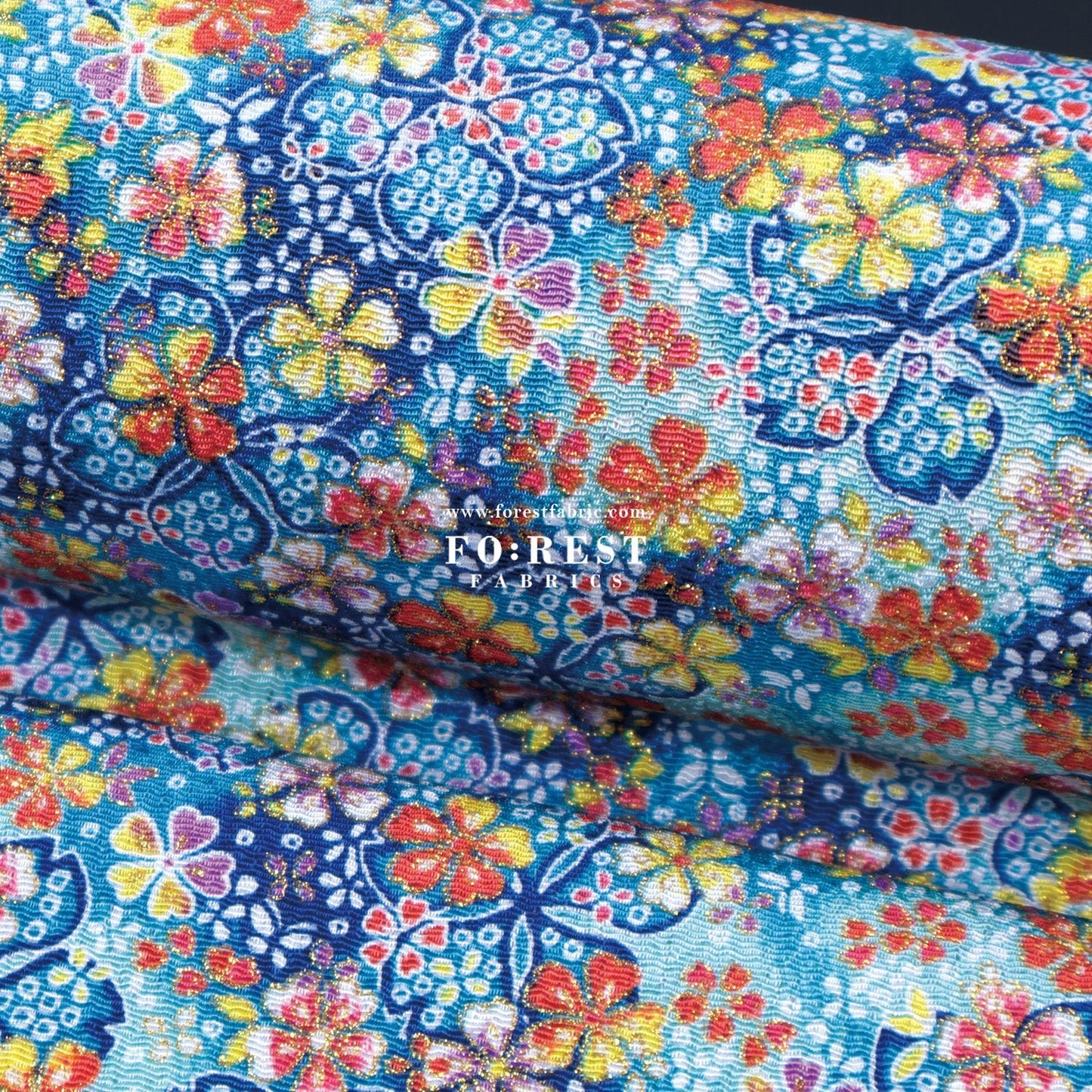 Ichikoshi crepe - Sakura fabric 1 - FO:REST Fabric 布恩堂Liberty fabrictana lawnjapanese fabricykk zipper