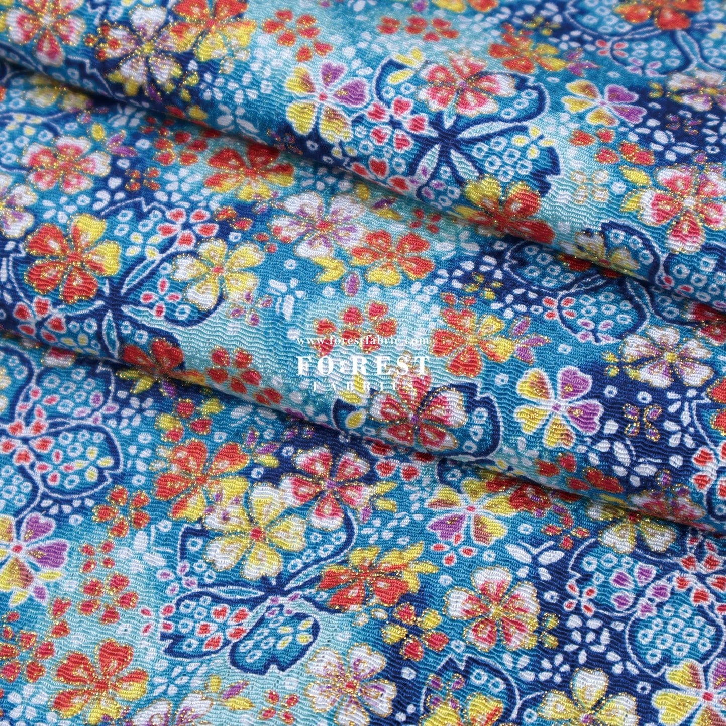 Ichikoshi crepe - Sakura fabric 1 - FO:REST Fabric 布恩堂Liberty fabrictana lawnjapanese fabricykk zipper