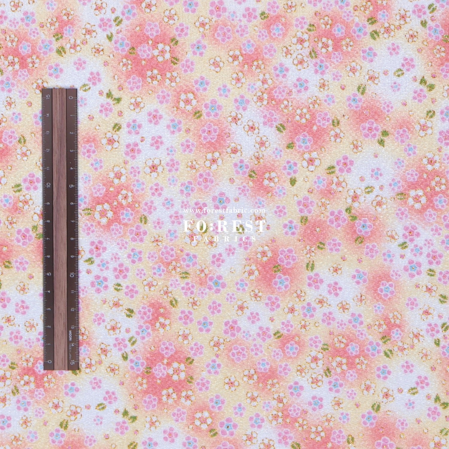 Ichikoshi crepe - Sakura fabric 3 - FO:REST Fabric 布恩堂Liberty fabrictana lawnjapanese fabricykk zipper