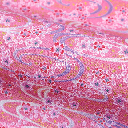 Ichikoshi crepe - Sakura fabric 4 - FO:REST Fabric 布恩堂Liberty fabrictana lawnjapanese fabricykk zipper