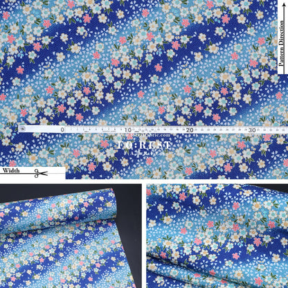 Ichikoshi crepe - Sakura fabric 6 - FO:REST Fabric 布恩堂Liberty fabrictana lawnjapanese fabricykk zipper