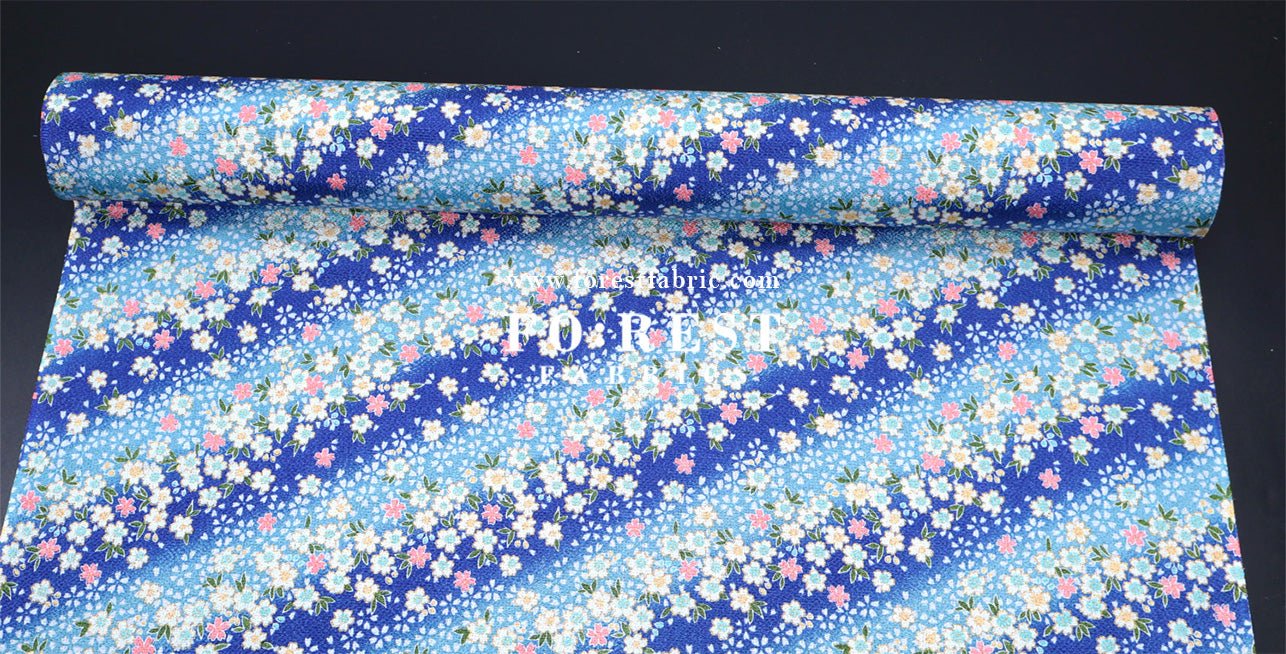 Ichikoshi crepe - Sakura fabric 6 - FO:REST Fabric 布恩堂Liberty fabrictana lawnjapanese fabricykk zipper