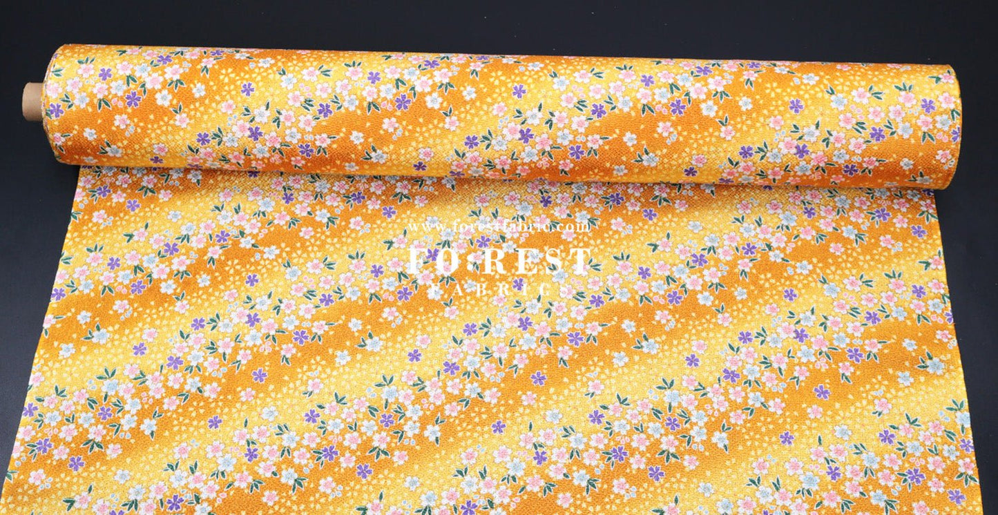 Ichikoshi crepe - Sakura fabric 7 - FO:REST Fabric 布恩堂Liberty fabrictana lawnjapanese fabricykk zipper