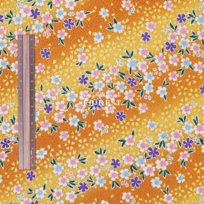 Ichikoshi crepe - Sakura fabric 7 - FO:REST Fabric 布恩堂Liberty fabrictana lawnjapanese fabricykk zipper