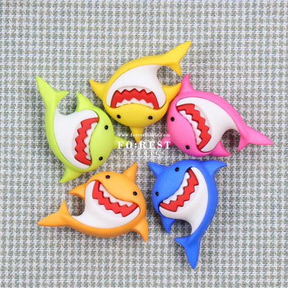 Jawsome baby shark Buttons - FO:REST Fabric 布恩堂Liberty fabrictana lawnjapanese fabricykk zipper