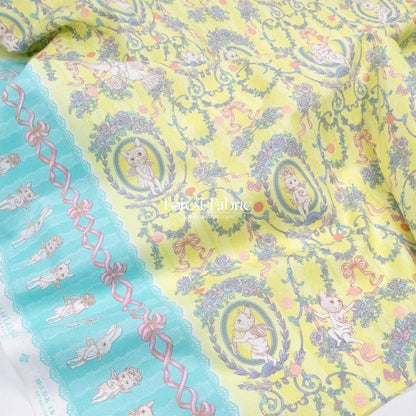 JoliFleur - cotton - Festoon EVERGREEN fabric - FO:REST Fabric 布恩堂Liberty fabrictana lawnjapanese fabricykk zipper