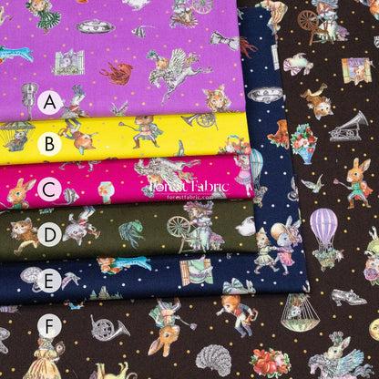 JoliFleur - cotton - THORN ROSE fabric - FO:REST Fabric 布恩堂Liberty fabrictana lawnjapanese fabricykk zipper