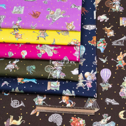 JoliFleur - cotton - THORN ROSE fabric - FO:REST Fabric 布恩堂Liberty fabrictana lawnjapanese fabricykk zipper