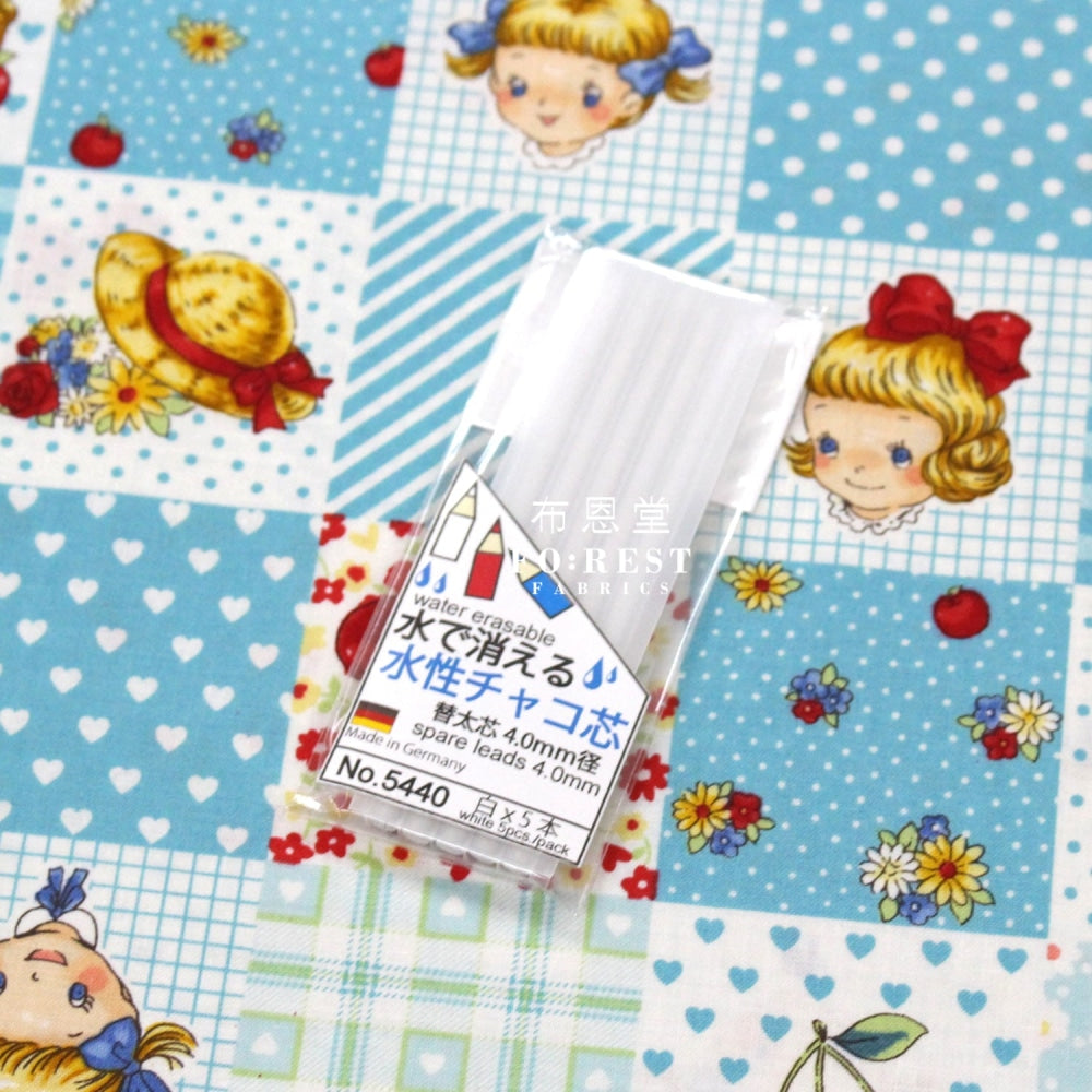 Knock-Type Chalk Fabric Pen Refill White Core Tools
