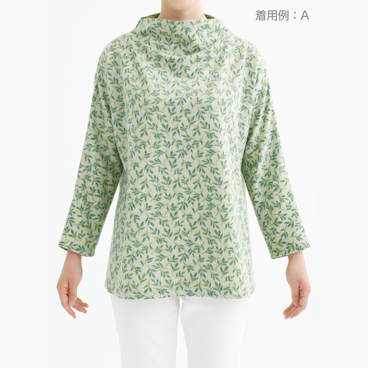 Ladies Knit Bottle nack Top | Paper Pattern - FO:REST Fabric 布恩堂Liberty fabrictana lawnjapanese fabricykk zipper