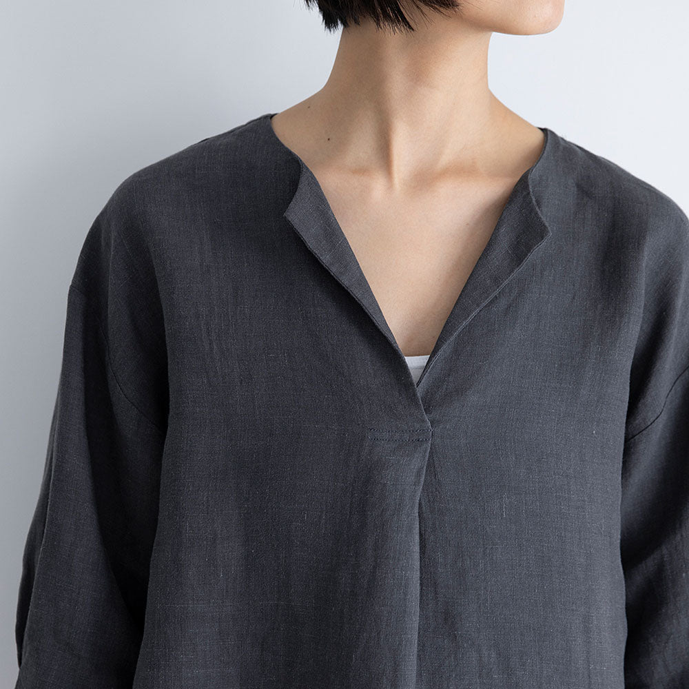 Ladies Paper pattern for Double-tuck pullover - FO:REST Fabric 布恩堂Liberty fabric#tana lawn#japanese fabric#ykk zipper#
