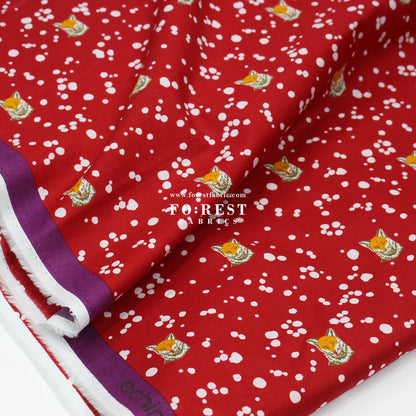 Lawn - Fox echino A fabric - FO:REST Fabric 布恩堂Liberty fabrictana lawnjapanese fabricykk zipper