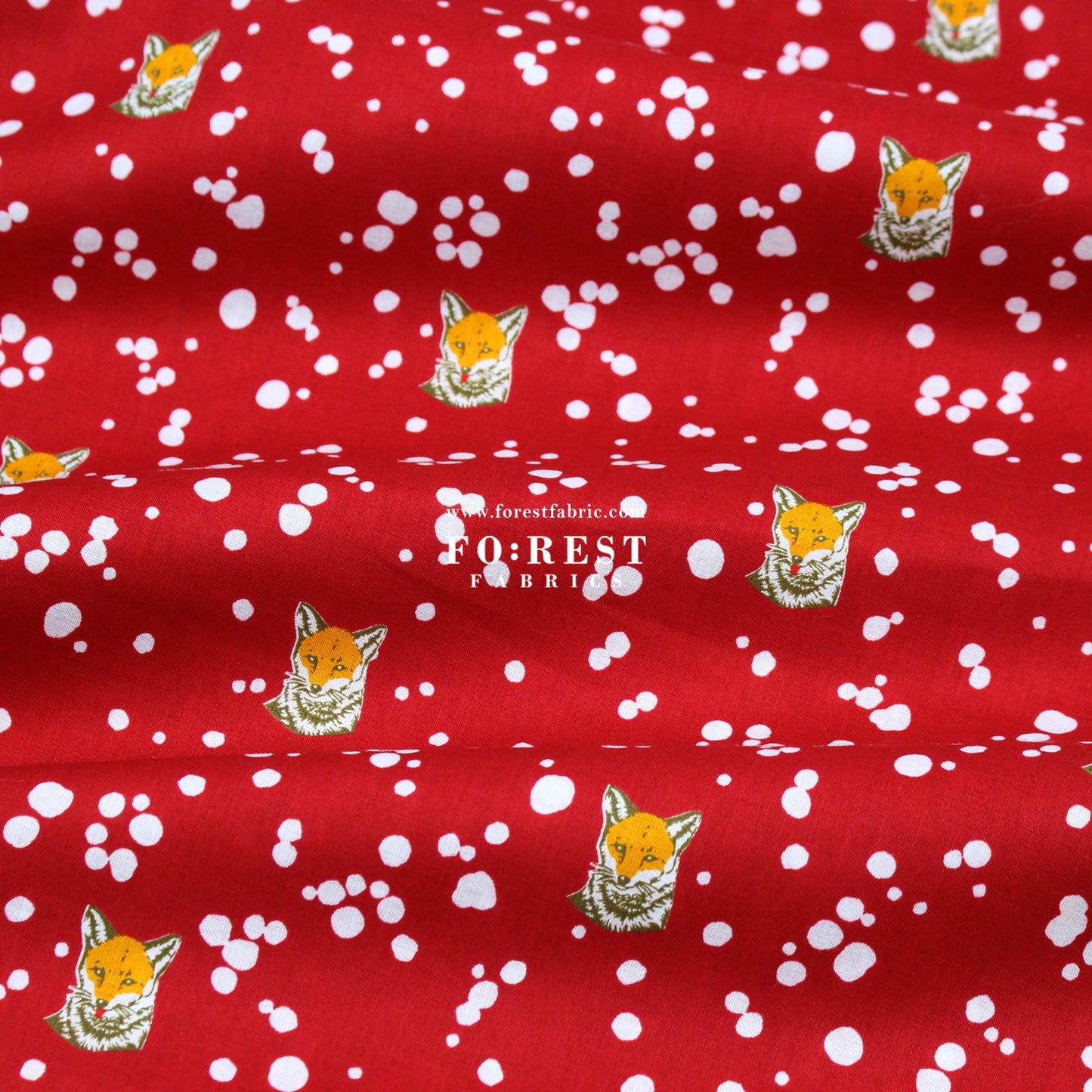 Lawn - Fox echino A fabric - FO:REST Fabric 布恩堂Liberty fabrictana lawnjapanese fabricykk zipper