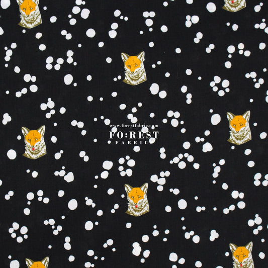 Lawn - Fox echino D fabric - FO:REST Fabric 布恩堂Liberty fabrictana lawnjapanese fabricykk zipper