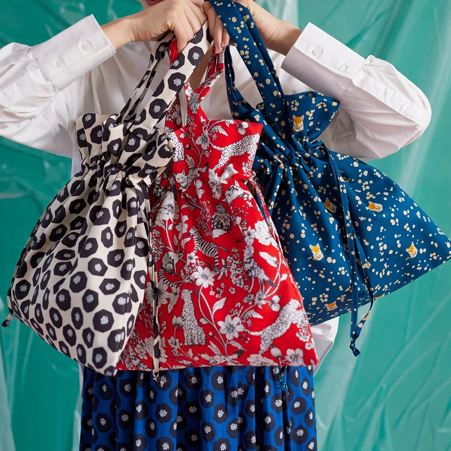 Lawn - Wonder echino B fabric - FO:REST Fabric 布恩堂Liberty fabrictana lawnjapanese fabricykk zipper
