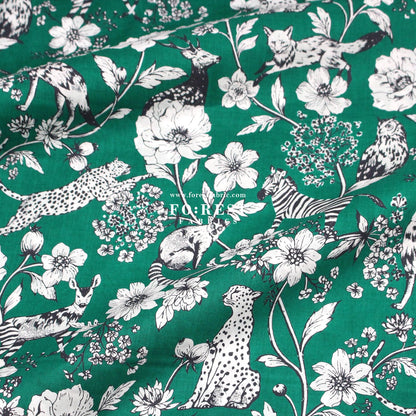 Lawn - Wonder echino C fabric - FO:REST Fabric 布恩堂Liberty fabrictana lawnjapanese fabricykk zipper