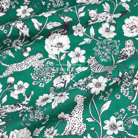Lawn - Wonder echino C fabric - FO:REST Fabric 布恩堂Liberty fabrictana lawnjapanese fabricykk zipper