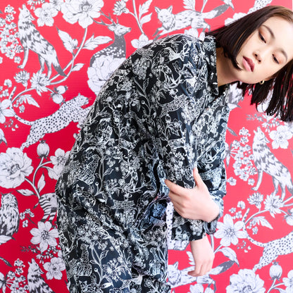 Lawn - Wonder echino E fabric - FO:REST Fabric 布恩堂Liberty fabrictana lawnjapanese fabricykk zipper