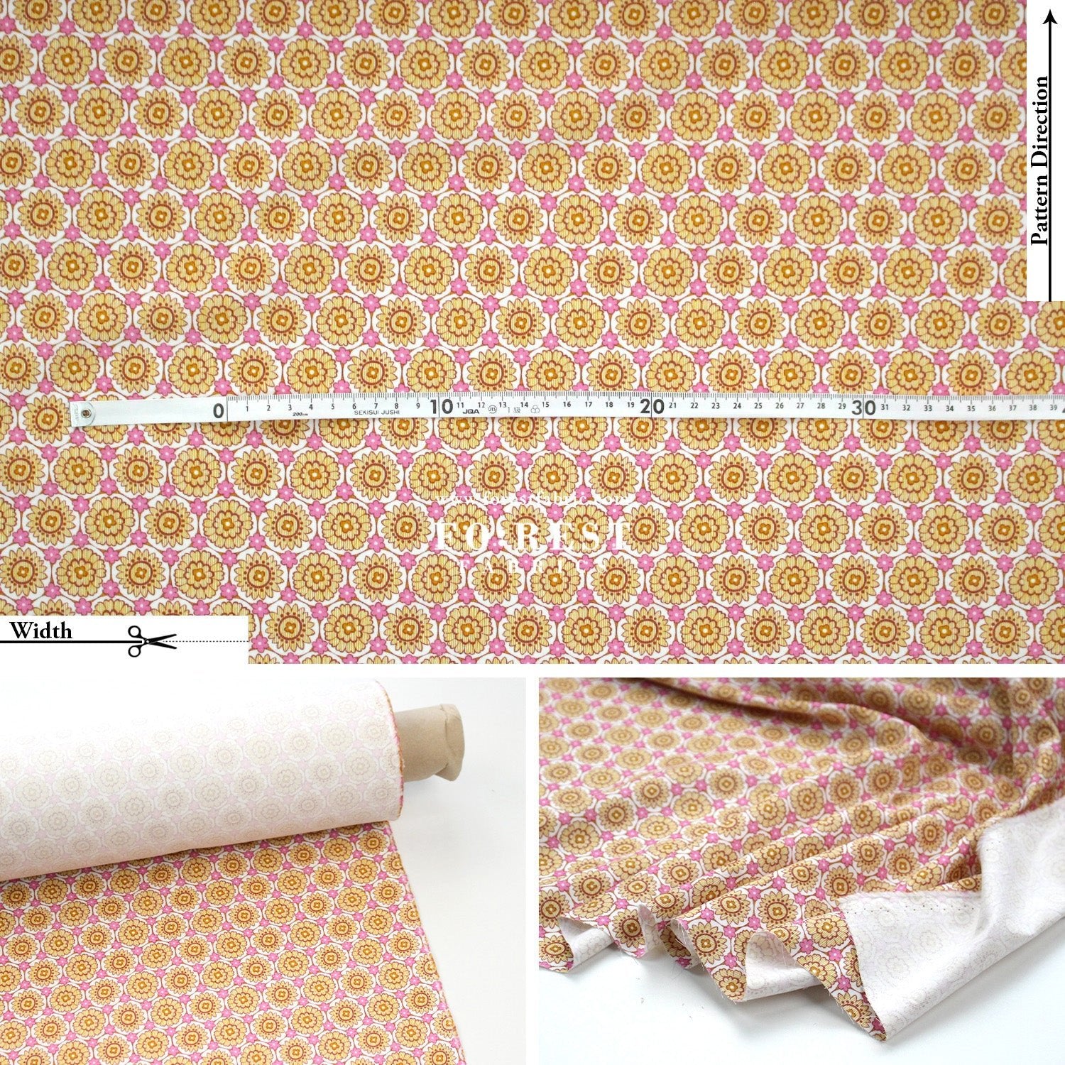 Liberty of London (28w Corduroy Fabric) - Inez Mio - FO:REST Fabric 布恩堂Liberty fabrictana lawnjapanese fabricykk zipper