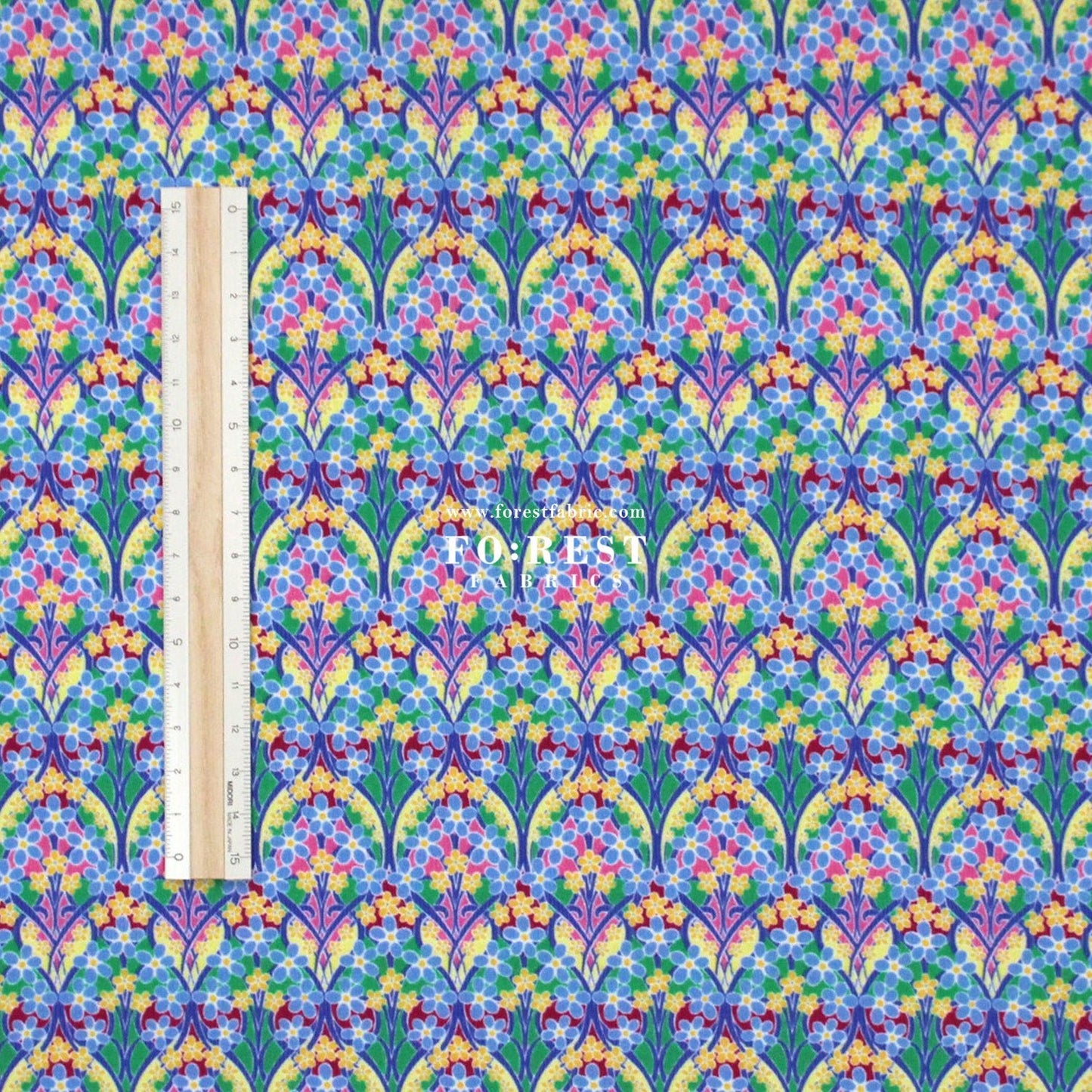 Liberty of London (28w Corduroy Fabric) - Iona Flower - FO:REST Fabric 布恩堂Liberty fabrictana lawnjapanese fabricykk zipper