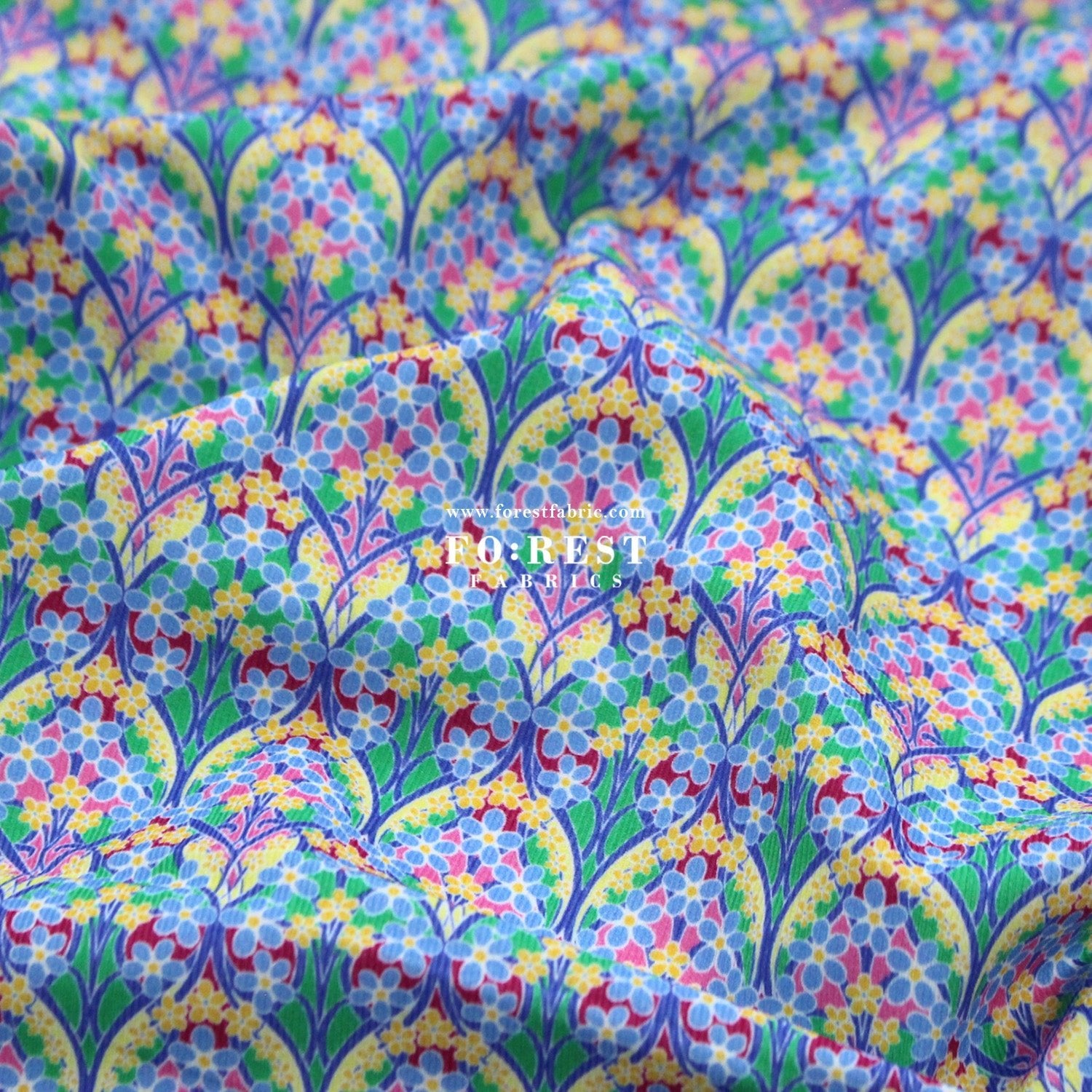 Liberty of London (28w Corduroy Fabric) - Iona Flower - FO:REST Fabric 布恩堂Liberty fabrictana lawnjapanese fabricykk zipper