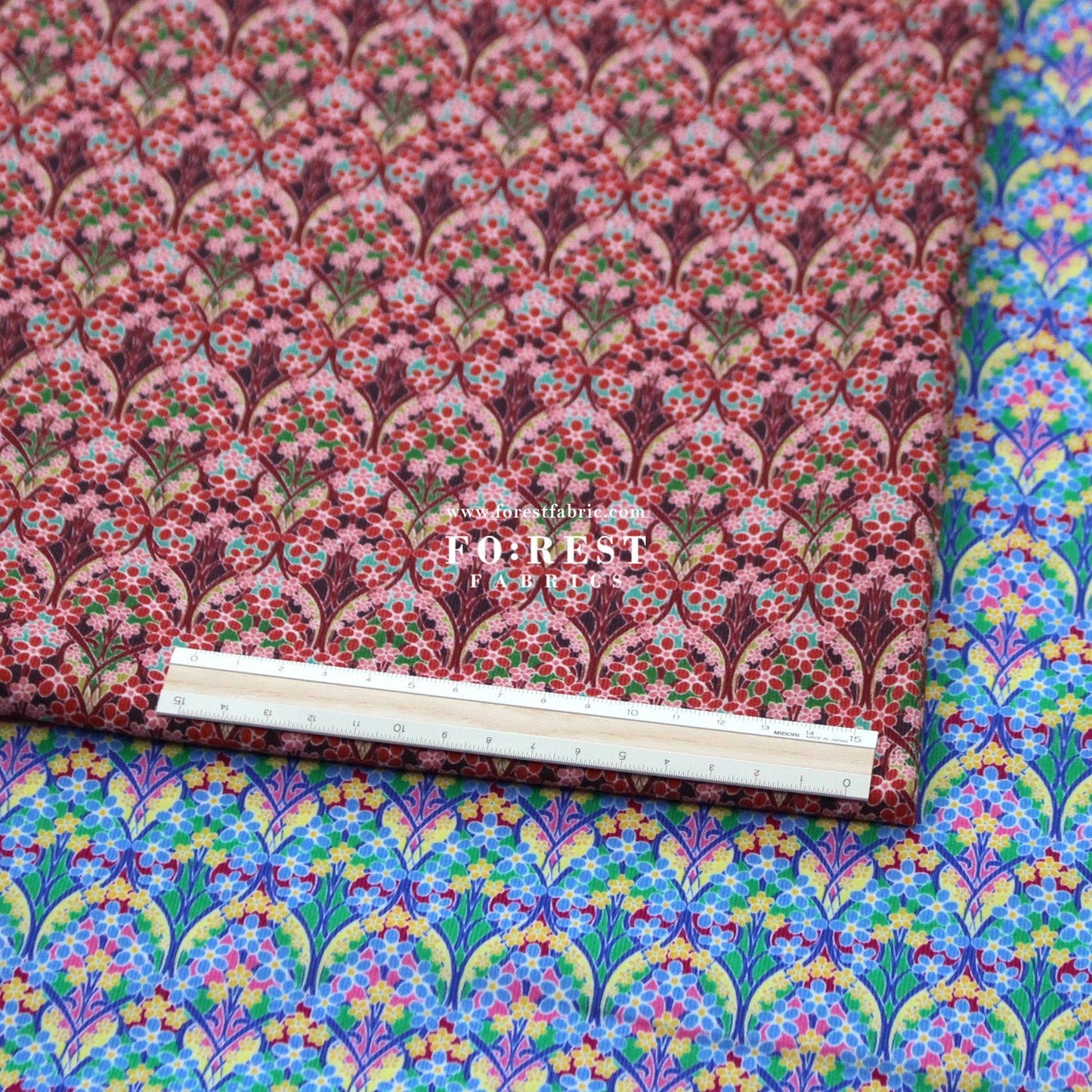 Liberty of London (28w Corduroy Fabric) - Iona Flower - FO:REST Fabric 布恩堂Liberty fabrictana lawnjapanese fabricykk zipper