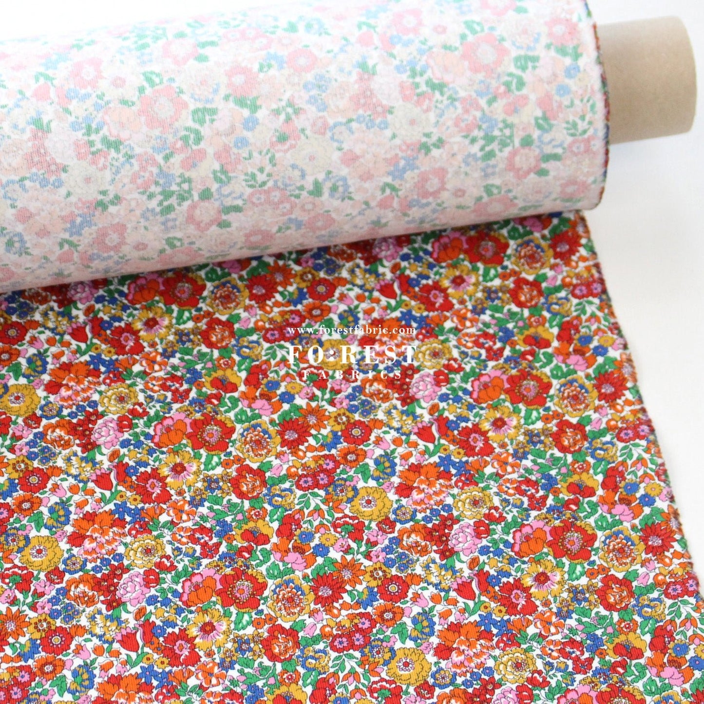 Liberty of London (28w Corduroy Fabric) - Nell,Annie and My - FO:REST Fabric 布恩堂Liberty fabrictana lawnjapanese fabricykk zipper