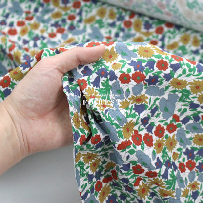 Liberty of London (28w Corduroy Fabric) - Poppy And Daisy - FO:REST Fabric 布恩堂Liberty fabrictana lawnjapanese fabricykk zipper