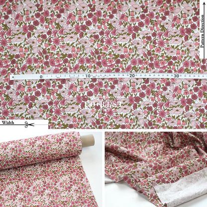 Liberty of London (28w Corduroy Fabric) - Poppy And Daisy - FO:REST Fabric 布恩堂Liberty fabrictana lawnjapanese fabricykk zipper