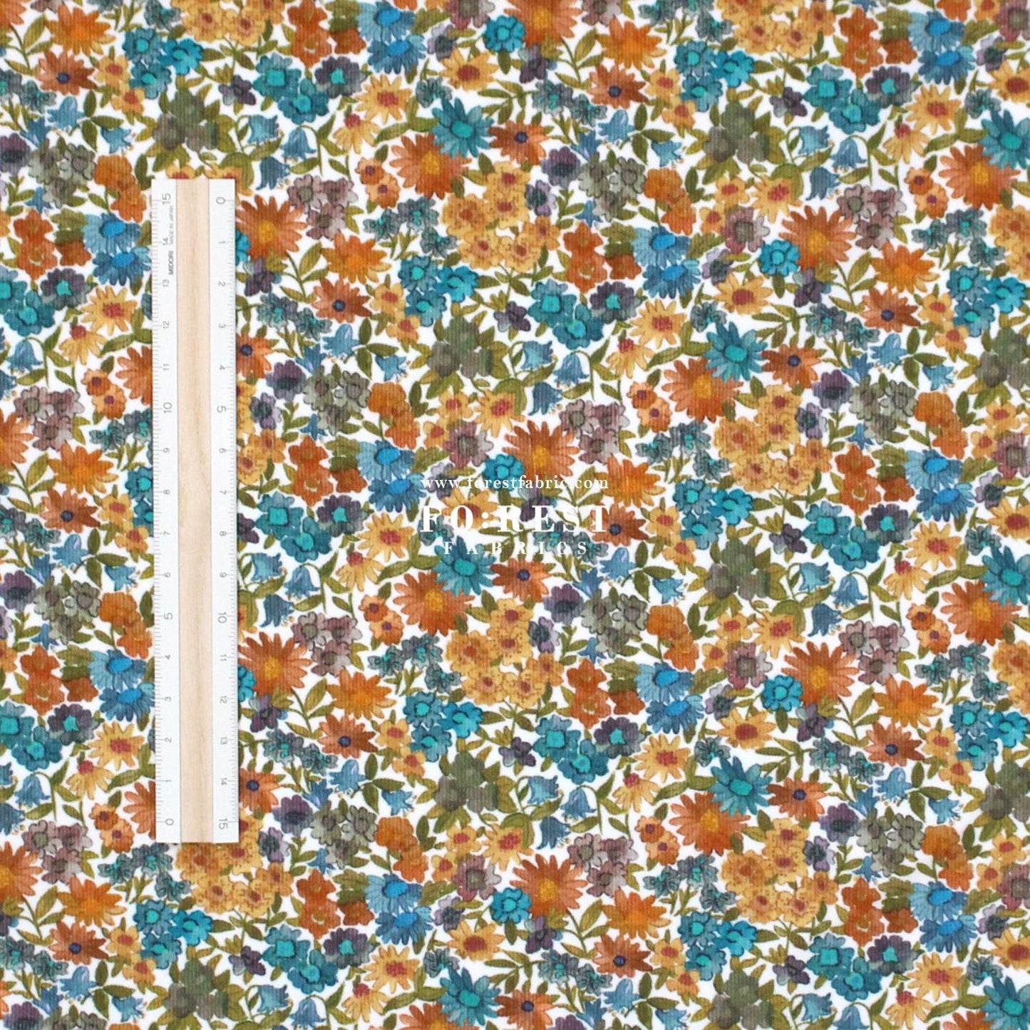 Liberty of London (28w Corduroy Fabric) - Sandra Spring - FO:REST Fabric 布恩堂Liberty fabrictana lawnjapanese fabricykk zipper