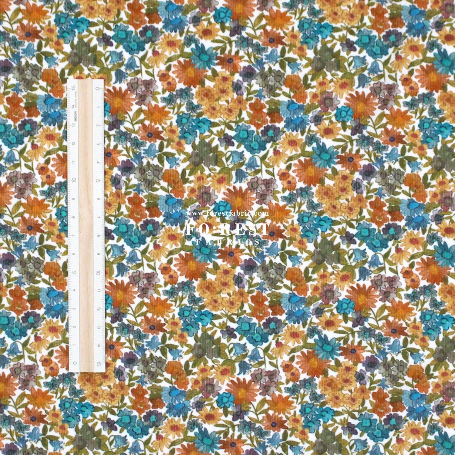 Liberty of London (28w Corduroy Fabric) - Sandra Spring - FO:REST Fabric 布恩堂Liberty fabrictana lawnjapanese fabricykk zipper