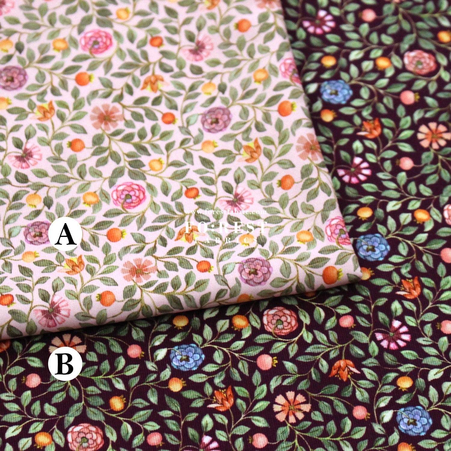 Liberty of London (28w Corduroy Fabric) - Zara Thanrose - FO:REST Fabric 布恩堂Liberty fabrictana lawnjapanese fabricykk zipper