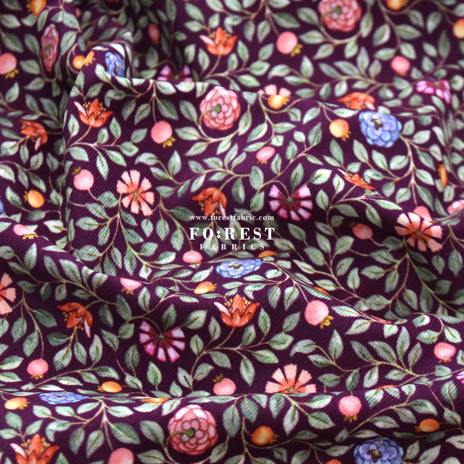Liberty of London (28w Corduroy Fabric) - Zara Thanrose - FO:REST Fabric 布恩堂Liberty fabrictana lawnjapanese fabricykk zipper