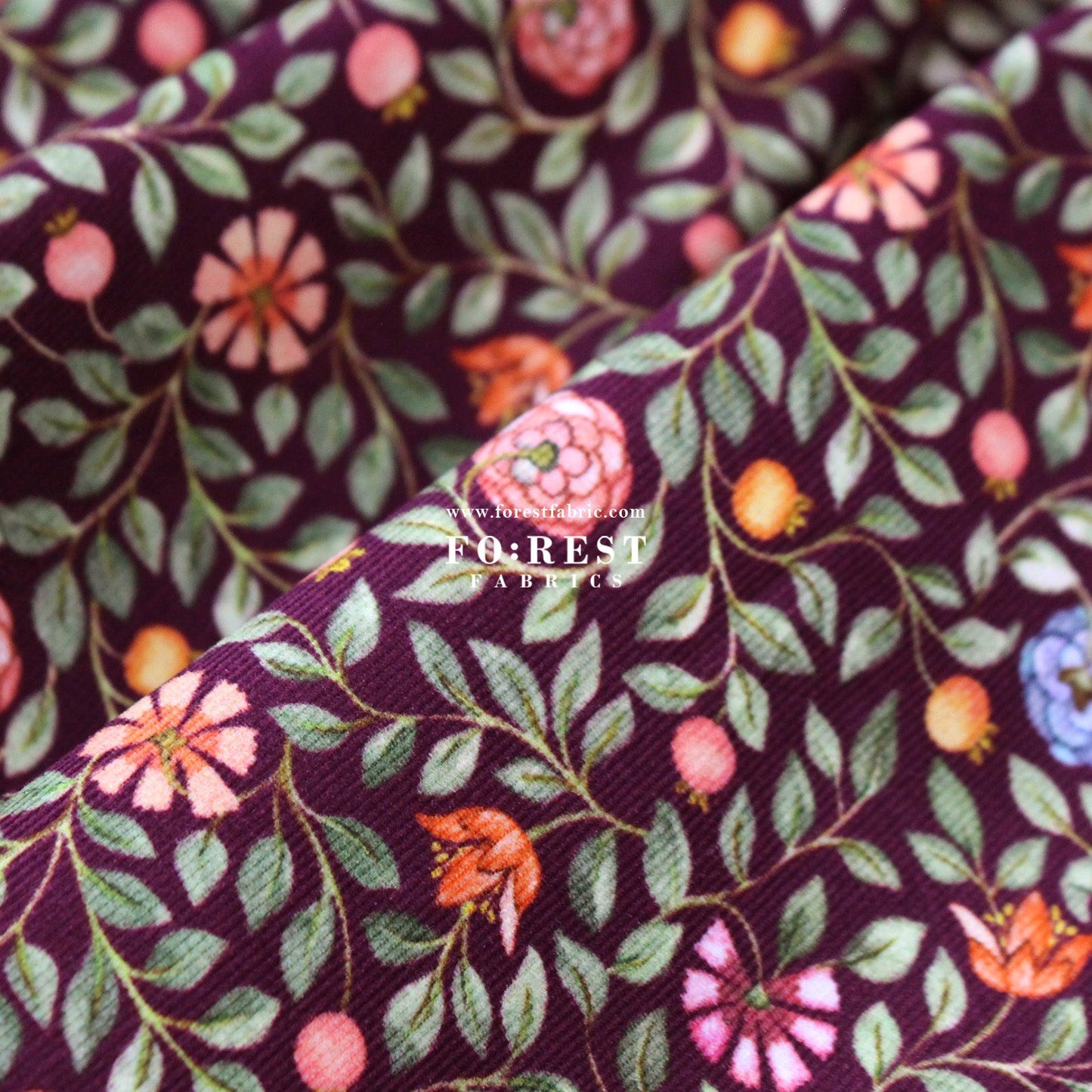 Liberty of London (28w Corduroy Fabric) - Zara Thanrose - FO:REST Fabric 布恩堂Liberty fabrictana lawnjapanese fabricykk zipper